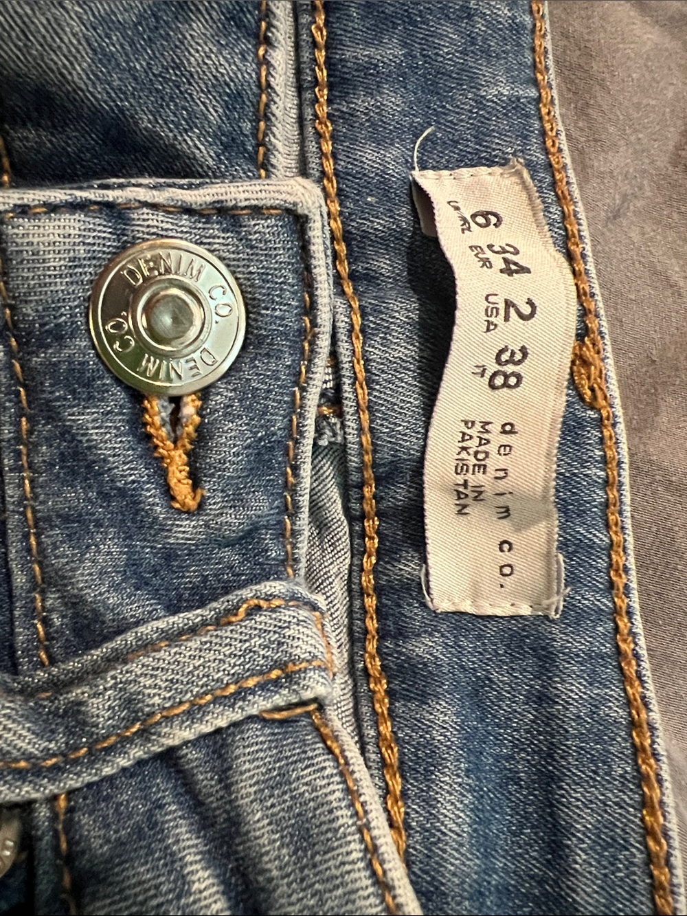 Distressed Light Blue Ripped Skinny Jeans- - Picture 3 of 5